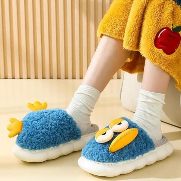 Unisex Cute Duck Animal Fuzzy House Slippers