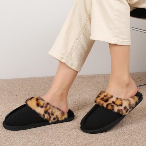 Women's Soft Warm Fuzzy Memory Foam Slip On Slippers